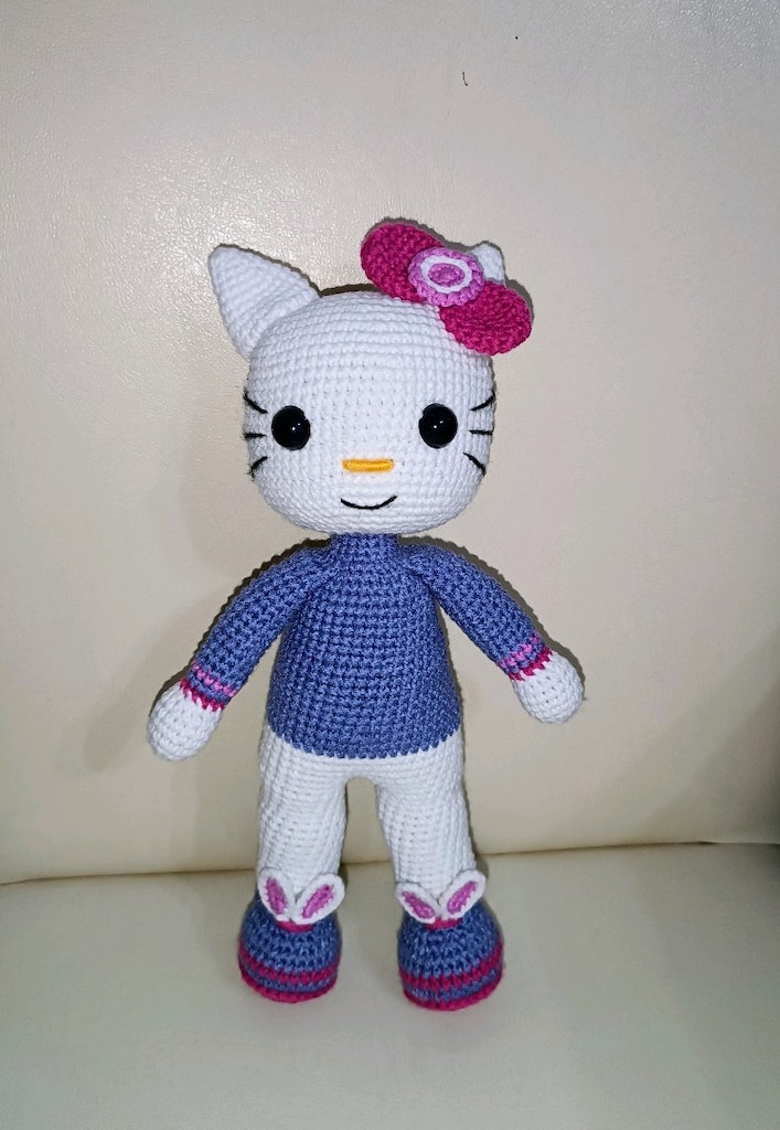 Amigurumi Mor düşler Hello Ktty.. - 5