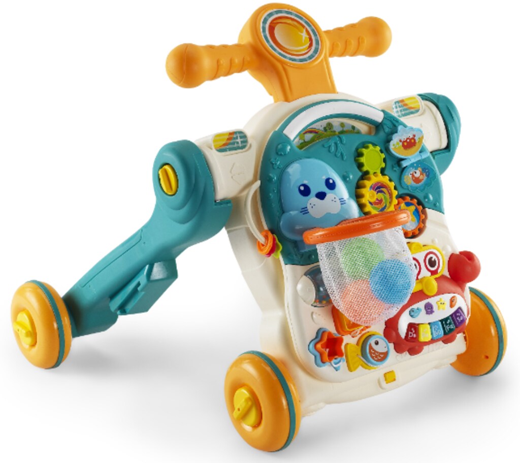 Baby2Go 4 in 1 Eğitici Bebek Aktivite Masası ve İlk Adım Yürüteç - 2