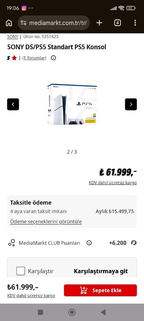 ps5 slim CD li Çift kol - 2
