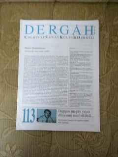Dergah Edebiyat Sanat Dergisi 109/113. SAYILARI - 6