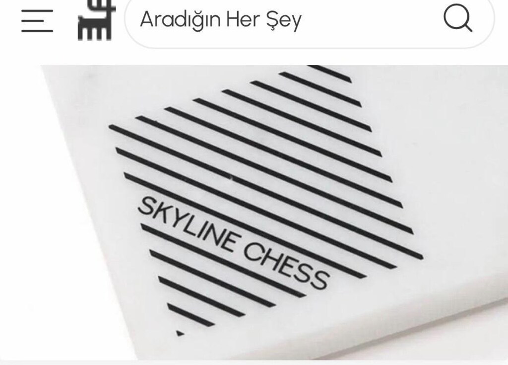 Skyline Chess Paslanmaz Çelik Mermer Satranç Takımı 32 parça - 5