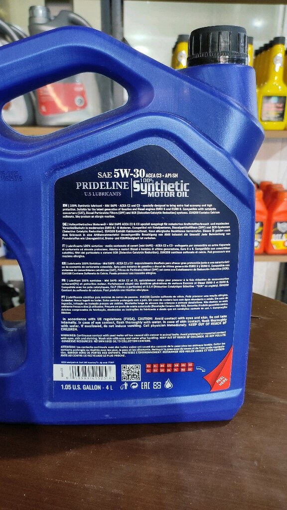 Prideline Motiva GT-4200 5W-30 Tam Sentetik Motor Yağı (4 Litre) - 9