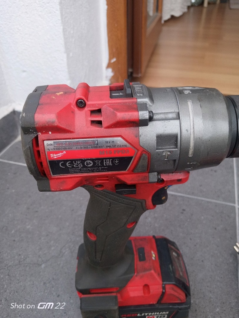 Orjinal milwaukee m18-fpd3 şarjlı matkap,batarya,şarj aleti - 2