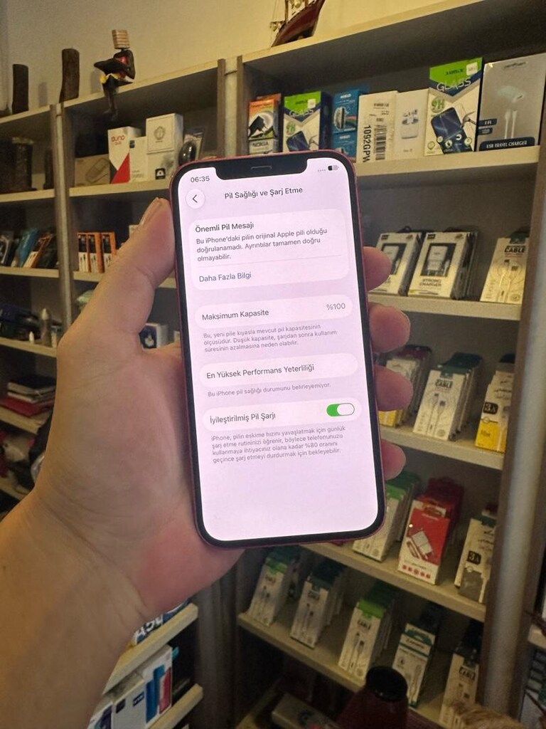 Apple 12 64 gb orjinal pil değişen hatasız cihaz tr - 5