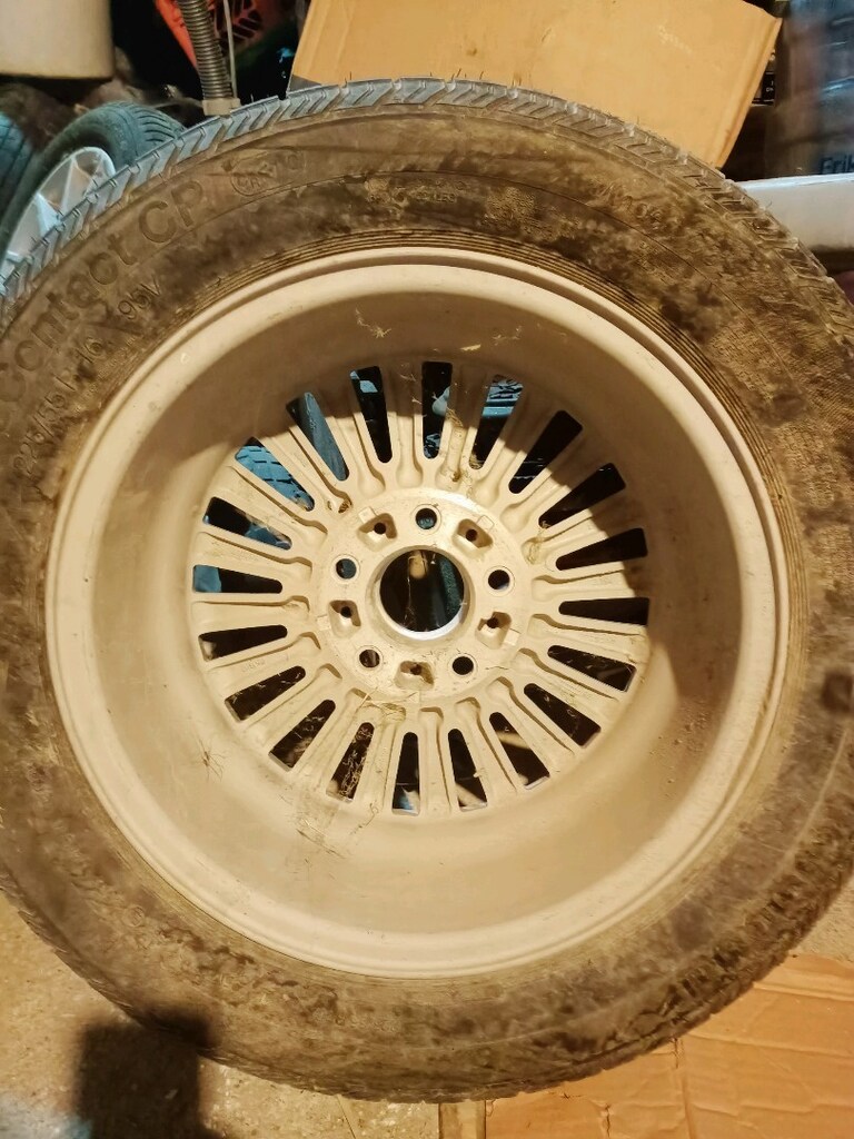 bmv 7 serisi 1 adet225 55 r ,16 cant çok temiz lastik sifir - 4