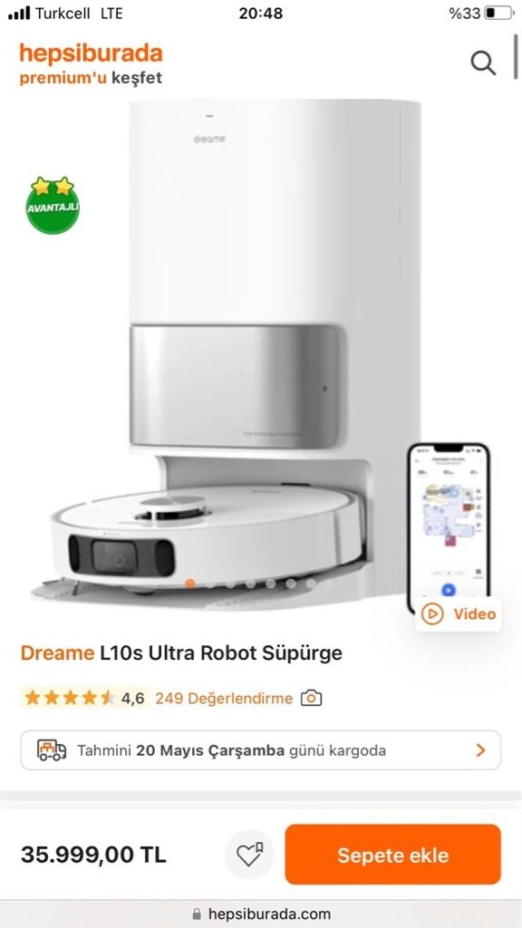 Dreame L10s ultra robot süpürge - 6