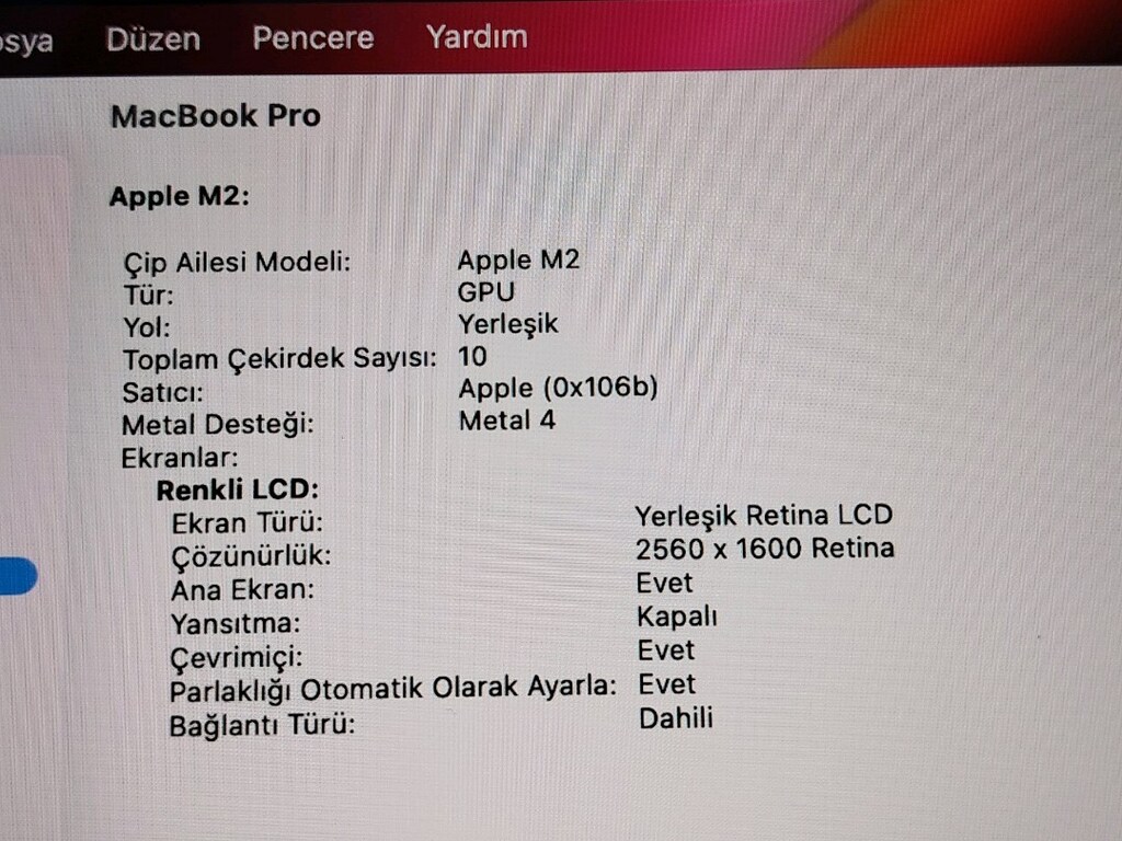 MacBook PRO M2 8GB RAM 256GB SSD PİL DEVRİ 464 HATASİZ - 4