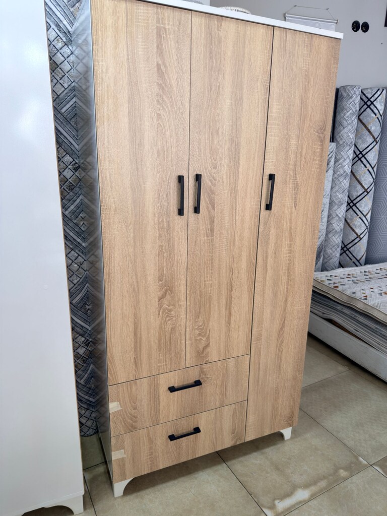 İmalattan 3 Kapaklı Elbise Dolabı - 5