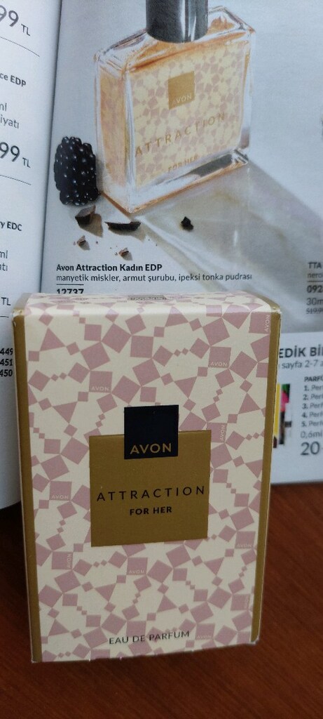 KADIN PARFUM ATTRACTION 30 ML AVON SIFIR AMBALAJDA ORJINAL KARGO VAR - 2