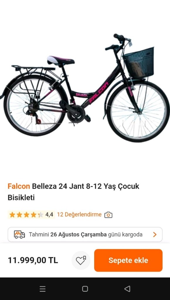 FALCON 24 İNÇ 21 VITES ŞEHİR BİSİKLETİ(SIFIR) - 3