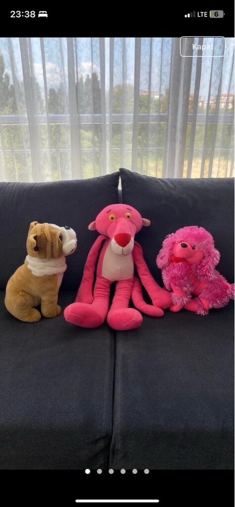 peluş oyuncaklar pembe panter köpek - 2