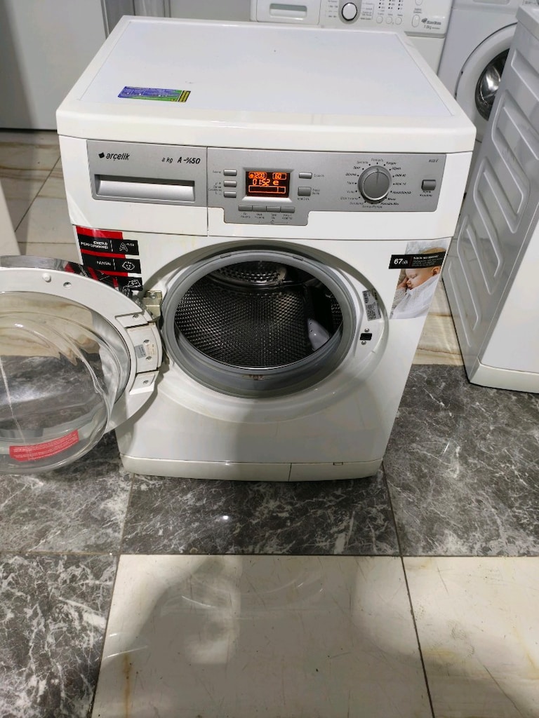 Arçelik 8 kg A+++ enerji 1200 devir çok temiz çamaşır makinesi - 2