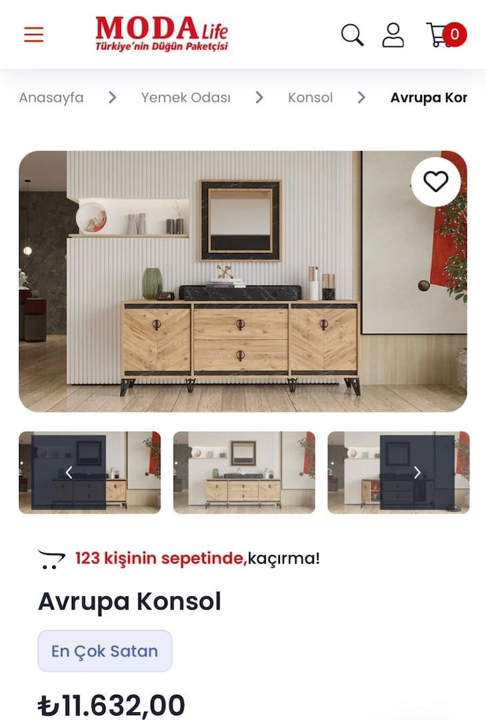 Yarı Fiyatına! MODALife Avrupa Konsol (Sıfırı 11.600 TL) - 7
