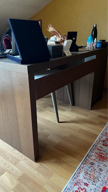 IKEA MALM Masası kahverengi