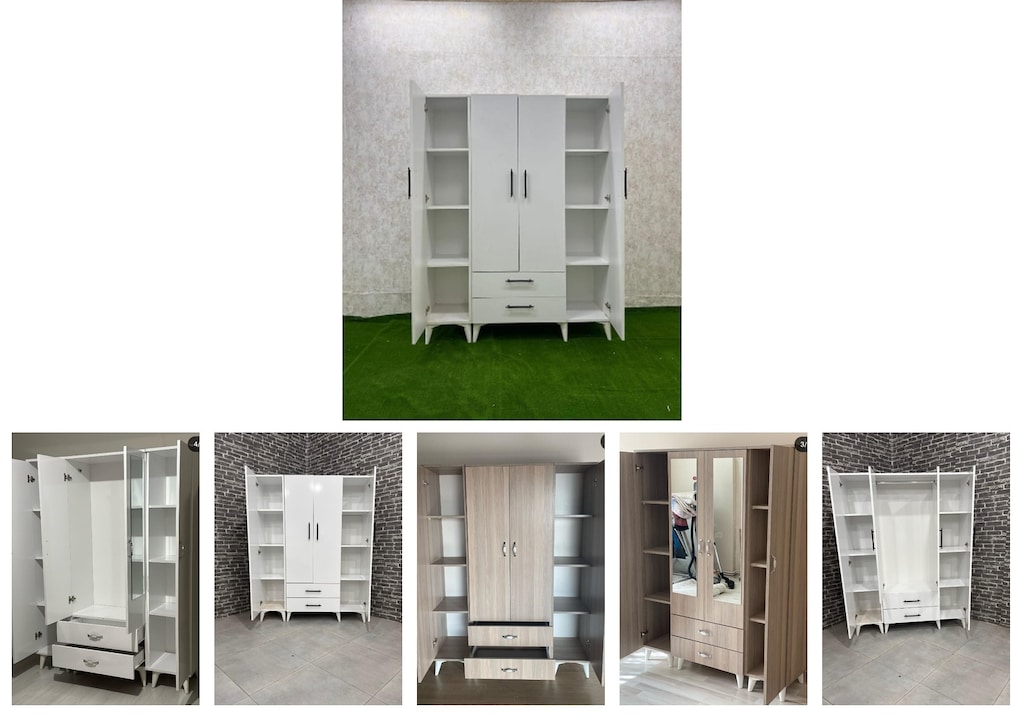 4 kapaklı elbise dolabı fadrxysgbf - 6