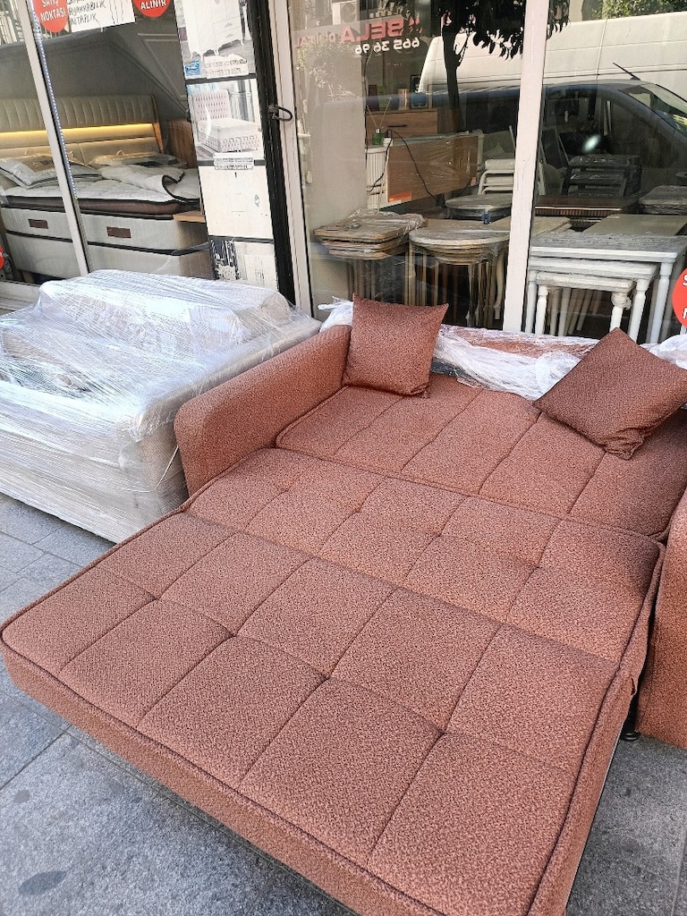 ikili yatak olan süryat sandıklı koltuk 32 dans gri sünger son 3 aded - 2