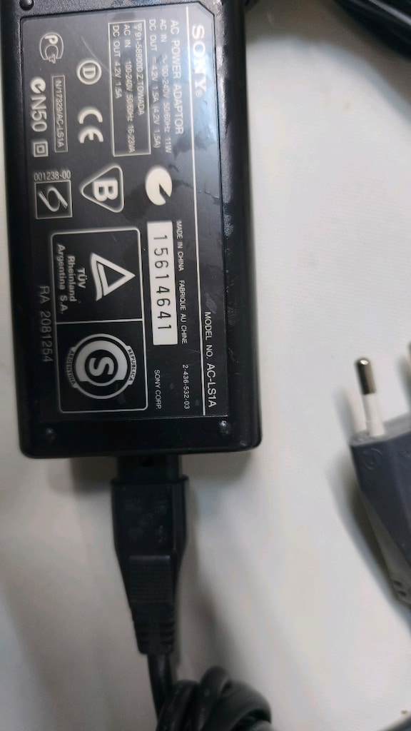 Orijinal Sony AC-LS1A Kamera Adaptörü (4.2V 1.5A) - Sorunsuz - 3