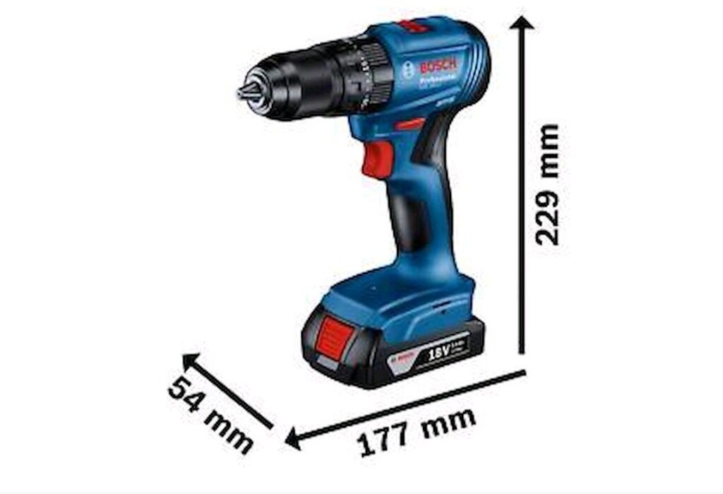 Bosch Professional GSB 185-Li 2.0 Ah çift Akülü Kömürsüz Motor Darbeli - 2