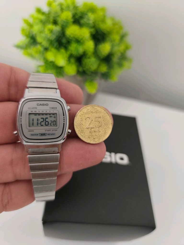 Orjinal Casio Kadın Mini Dijital Saat Hatasız - 8