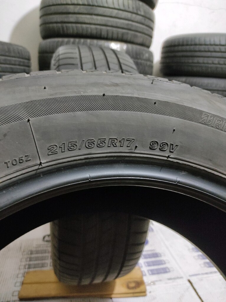 215-65-17 Bridgestone 2 adet yazlık lastik (tarih:2020) - 4