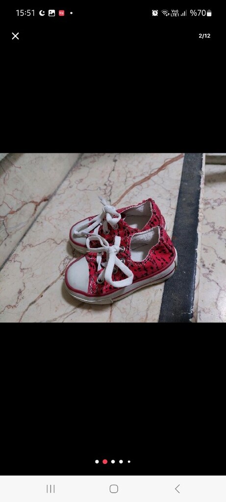 Converse çocuk ayakkabı. 20 numara. Sıfır ayarında. Us polo 29 numa - 4
