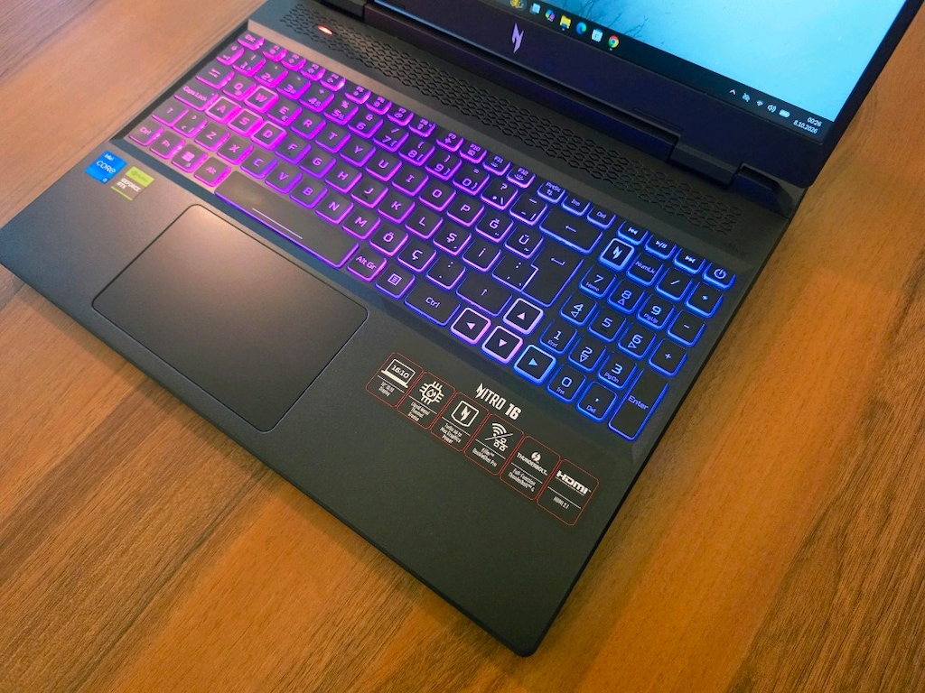 Acer Nitro 16 Gaming Laptop RTX4050 İ5-13500h islemci Hatasiz Ddr5 Lap - 4