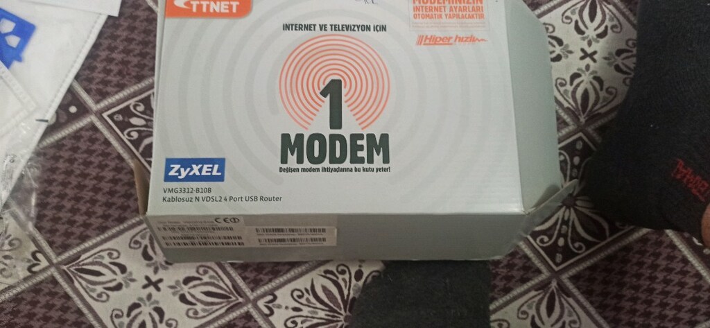 Zyxel modem sıkıntısı yok vdsl2 - 3