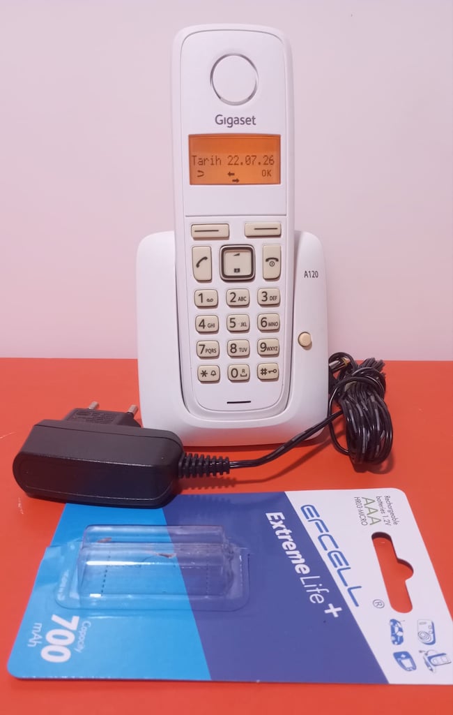 Gigaset A120 Telsiz Telefon (Yeni gibi , Yeni pil , Kaliteli ses) - 3