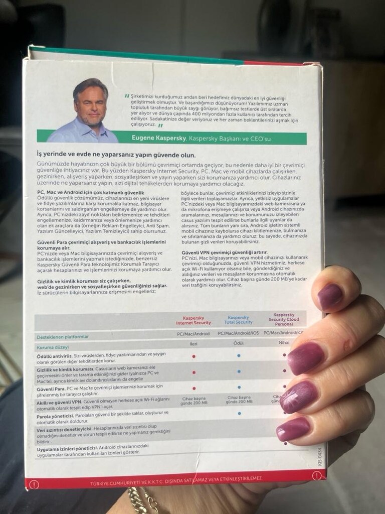 kaspersky virüs programı - 2
