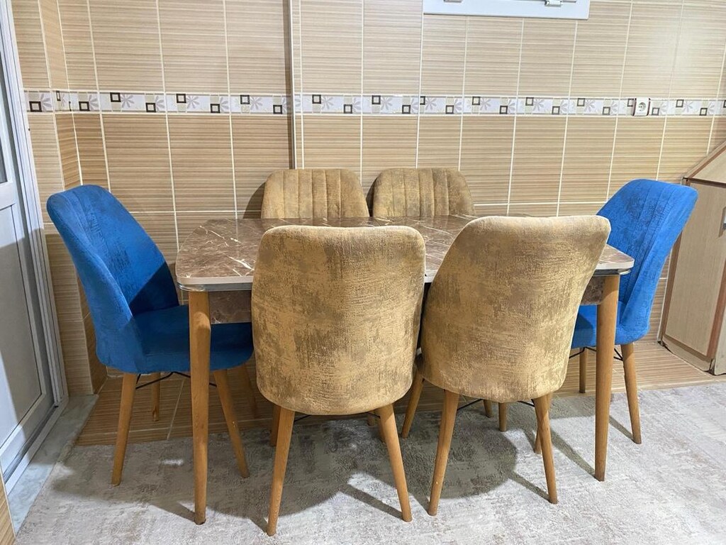 6-8 Kişilik Açılır Yemek Masası Takımı - 2