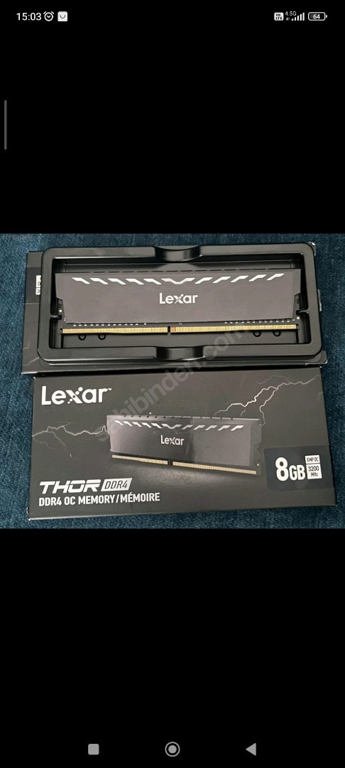 lexar Thor ddr4 ram 8x2=16 GB 3200mhz Cl 16 - 2