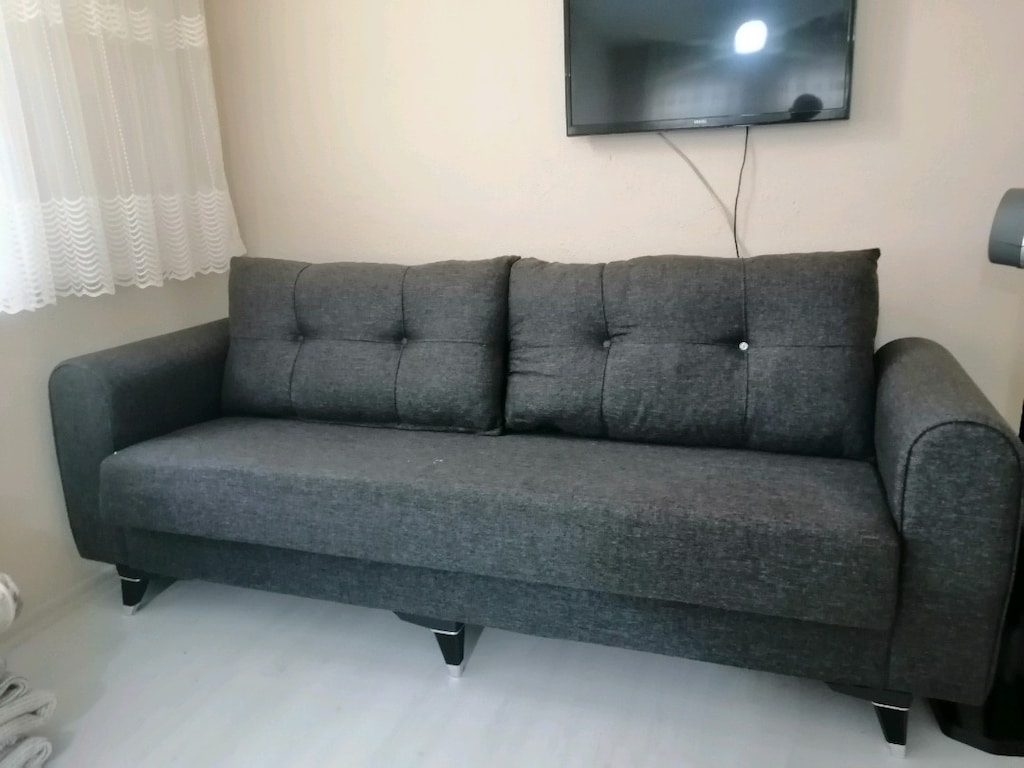 gri renk 2 adet üçlü 2 adet berjerli koltuk takımı - 5
