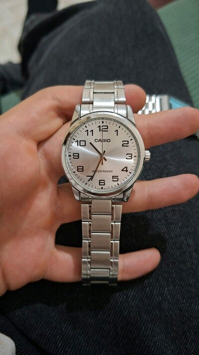 Casio MTP-V001D-7BUDF Gümüş Paslanmaz Çelik Quartz Saat