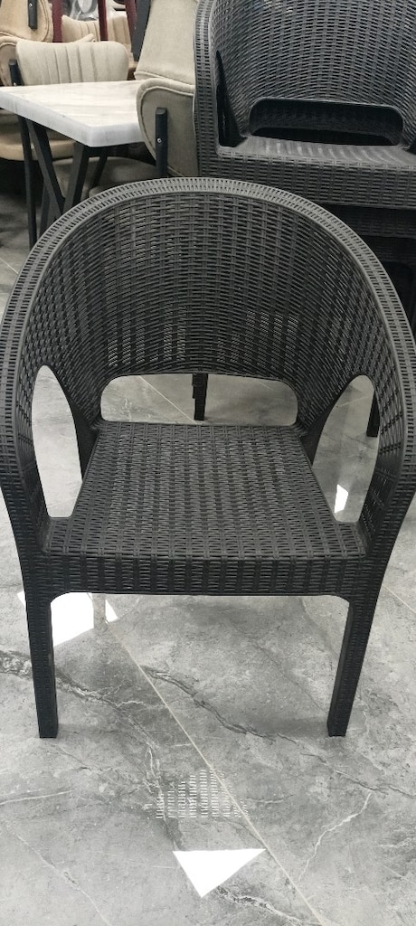 plastik sandalye rattan bahçe balkon - 2