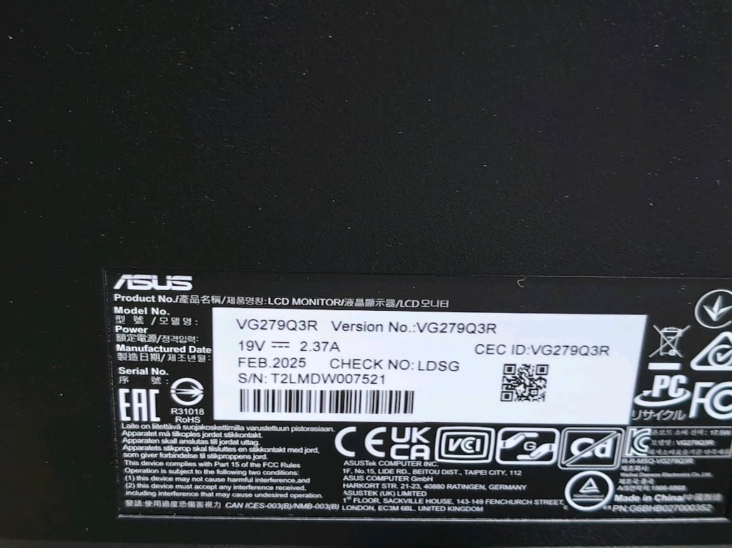 ASUS TUF 27" 180HZ 1MS IPS OYUNCU MONİTÖRÜ - 3
