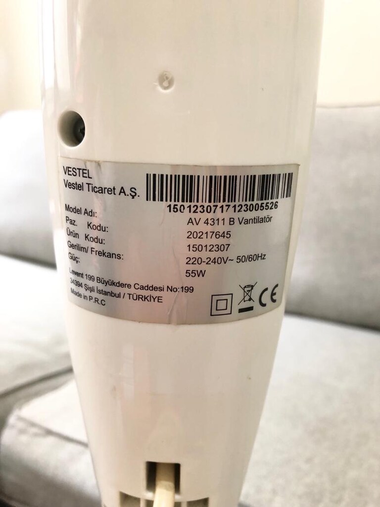 VESTEL Zaman ayarlı kaliteli ayaklı vantilatör - 3