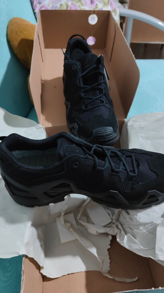 Lowa zephyr mk2 Gore-tex Lo Sıfır Kutusunda Siyah, kısa bot, Orijinal - 8