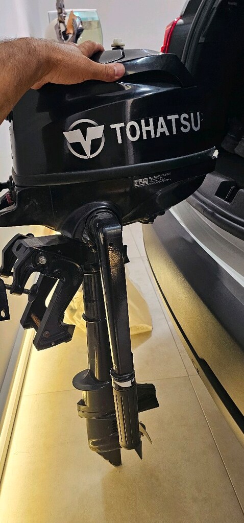 ürün sıfır ayarında 1.2 kez kullanıldı tekne arkasında yedek motor - 2