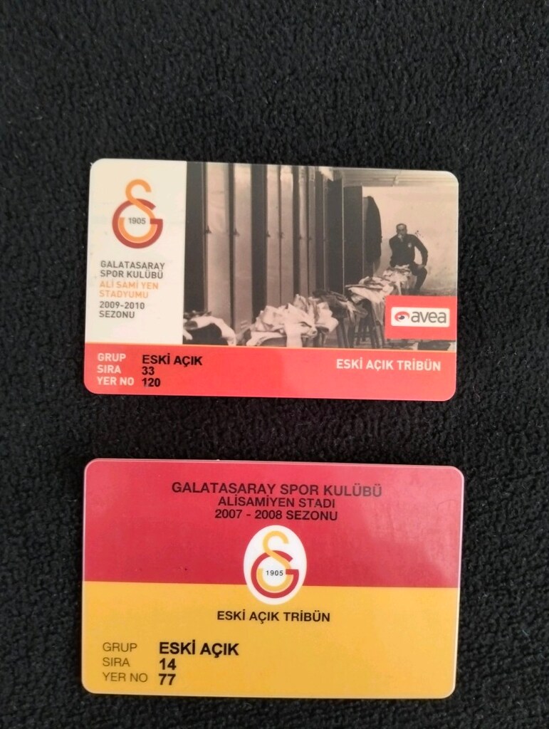 Galatasaray koleksiyonluk eski açık kombineleri - 4