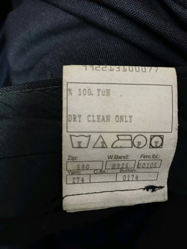 % 100 yün kumaş siyah erkek tk.elbise - 2