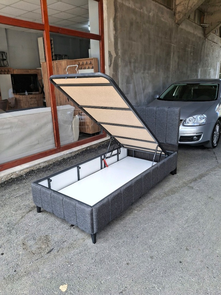 90x190 TEK KİŞİLİK BAZA BAŞLIK ORTOPEDİK YATAK SIFIR ÜRÜN - 5