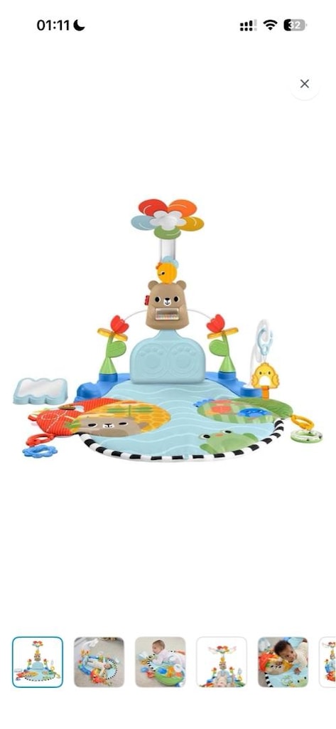 Fisher-Price 3'ü 1 Arada Duyusal Gelişim Jimnastik Merkez - 2