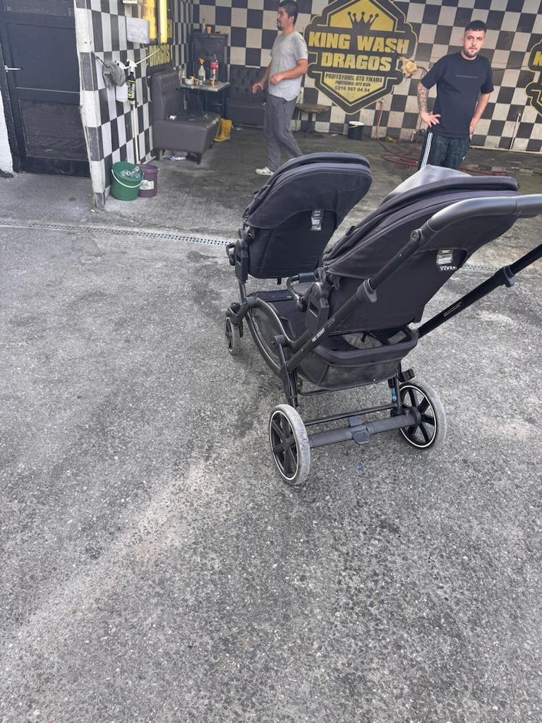 ikili bebek arabası. çok kullanışlı - 4