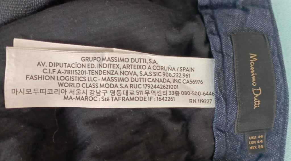 Massimo Dutti Koyu İndigo Regular Fit Erkek Pantolon (44 Beden) — görsel 4/4
