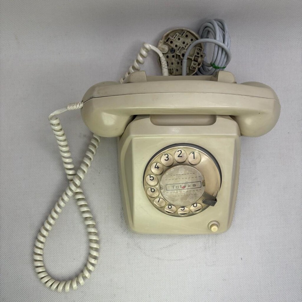 teleks Vintage çevirmeli telefon - 6
