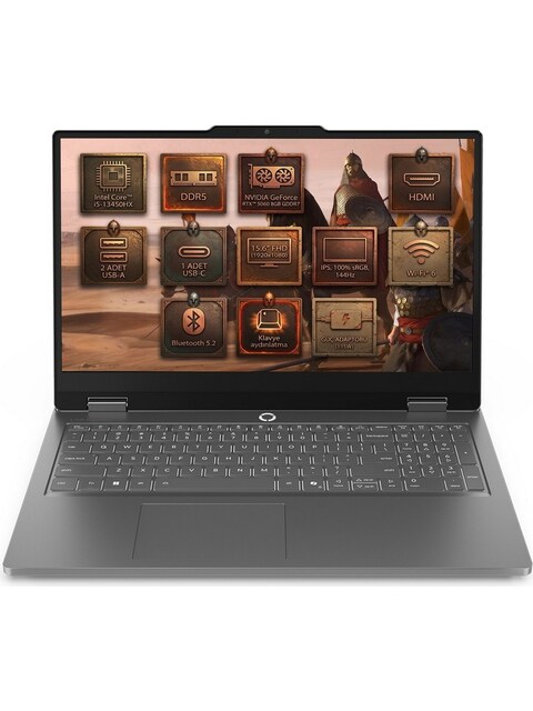 Lenovo LOQE i5-13450HX 16GB 512GB RTX5060 FreeDOS 15.6" FHD Notebook