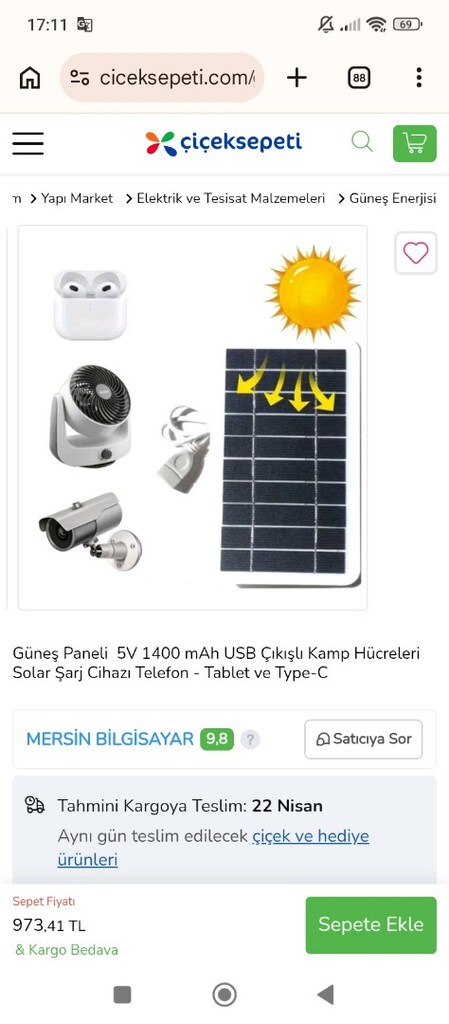 Solar Panel( yurtdışından alınmıştır) - 2