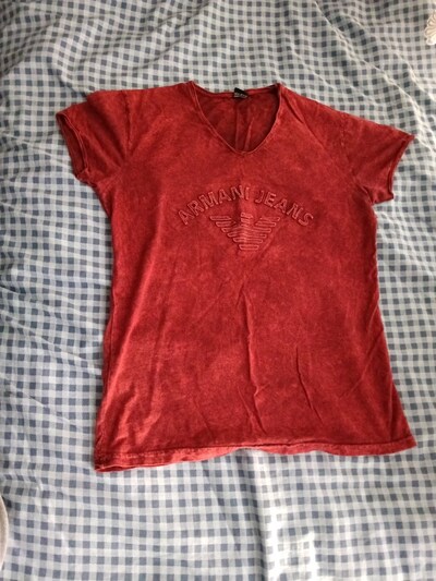 Armani Jeans V Yaka T-Shirt