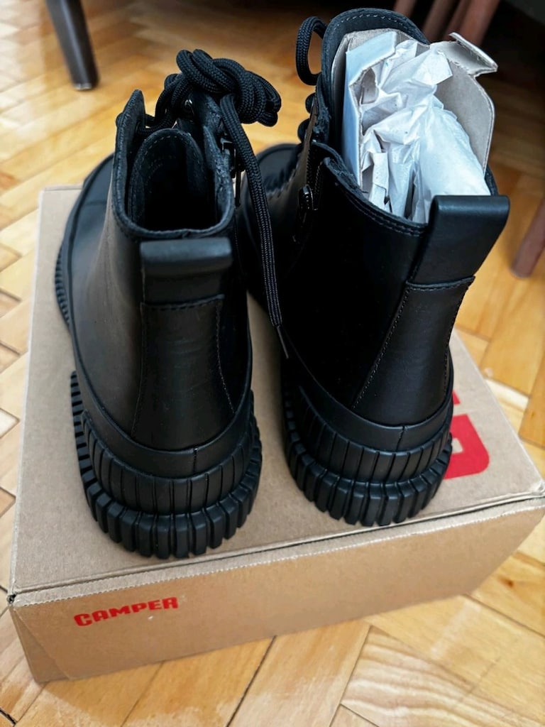 Camper Pix Bot Siyah 42 %100 deri - 4