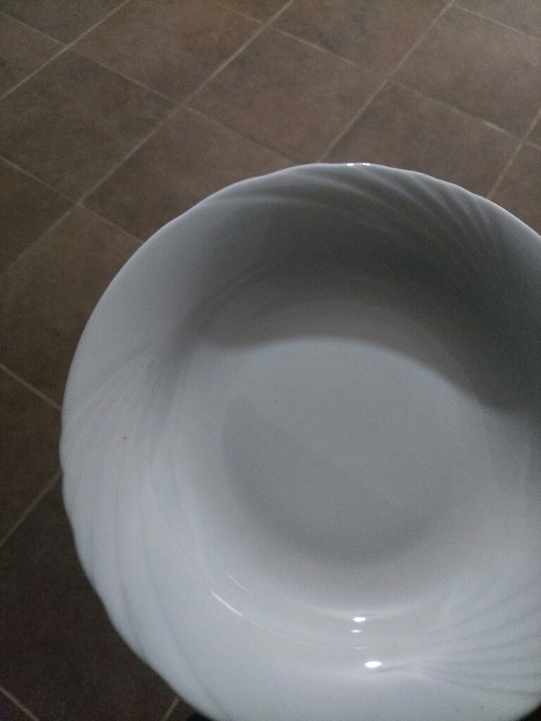 sıfır 6 adet buyük boy Kütahya çukur yemek tabağı - 3